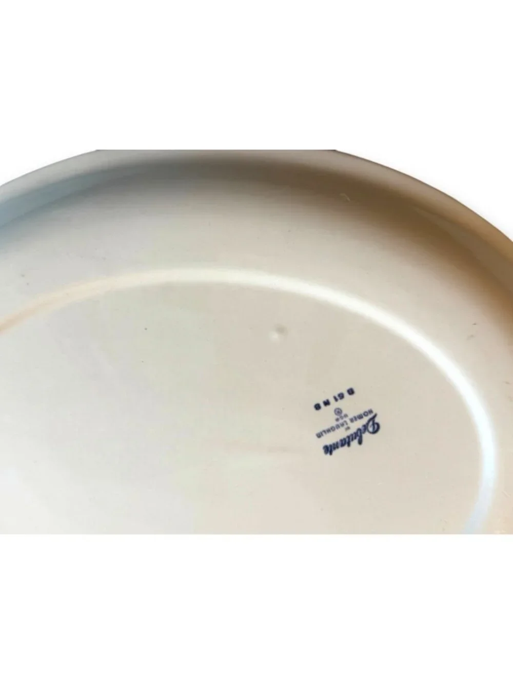 Vintage Homer Laughlin Debutante Oval Serving Platter White Floral 14 Inch - Picture 6 of 10
